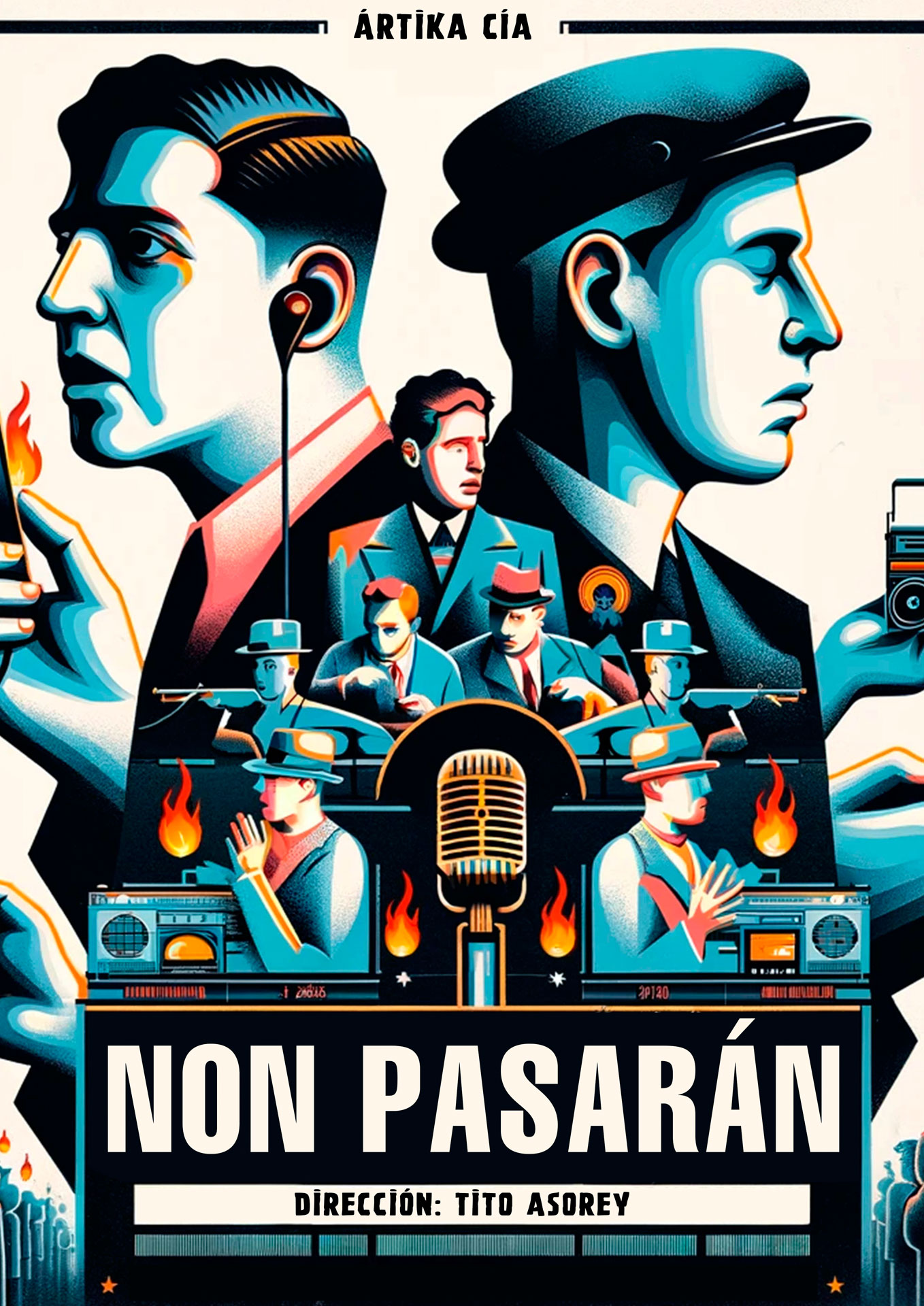 cartel Non Pasarán